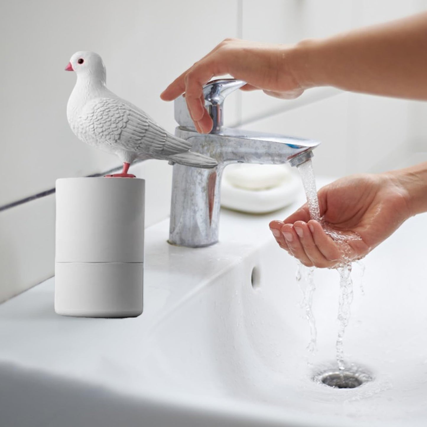 Pigeon Soap Dispenser - Fun, Clean, and Hands-Free