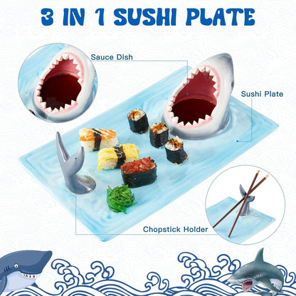 Shark Sushi Plate