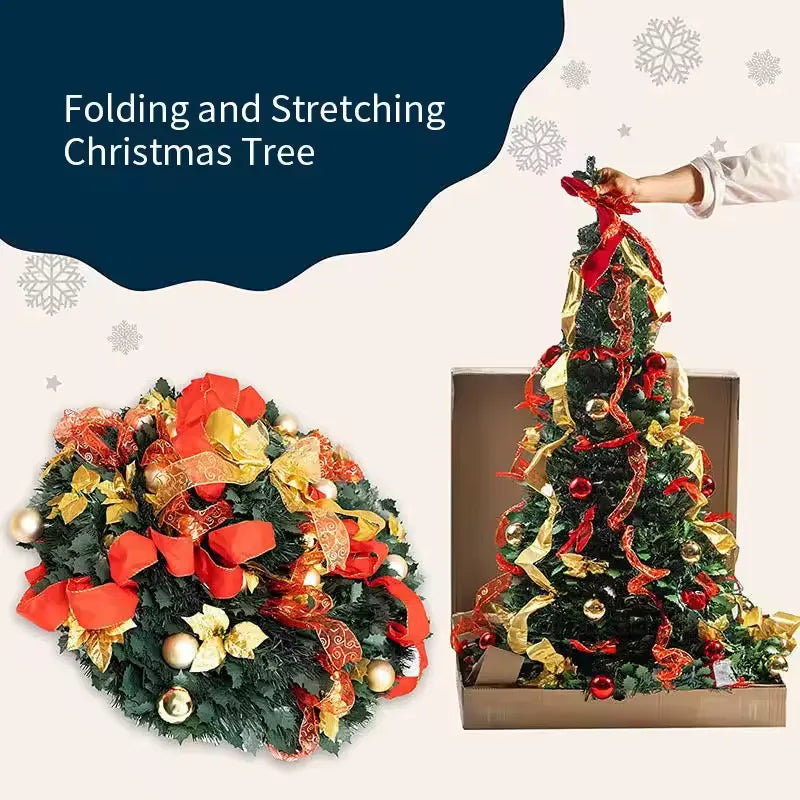 Folding Christmas Tree™ – Effortless Holiday Décor in Seconds!